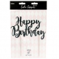 Preview: Cake Topper - Happy Birthday - Schwarz